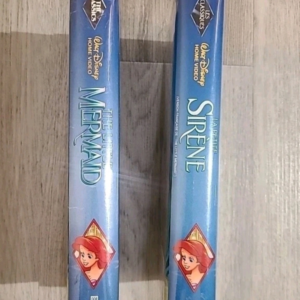 Disney The Little Mermaid VHS Black Diamond Edition Banned Cover ENG & FRENCH - Picture 3 of 7